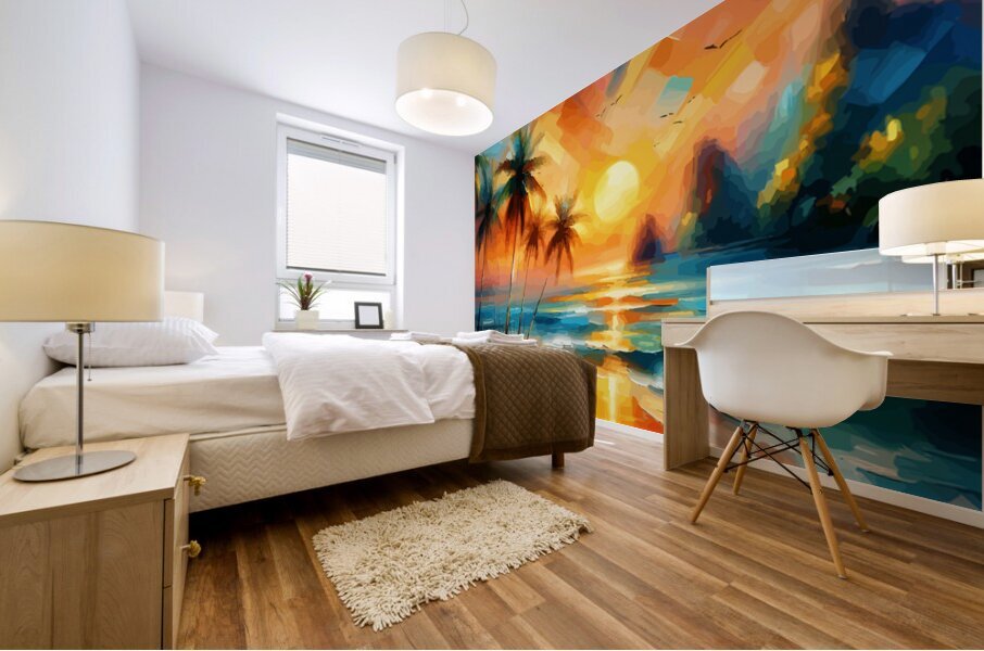 Tropical Radiance Mural print
