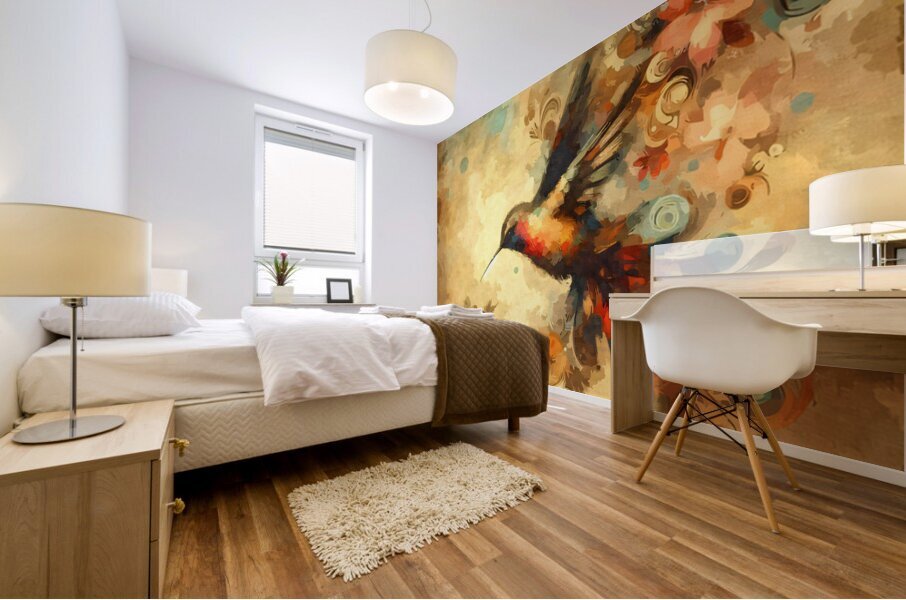 Humming Bird 4  Mural print