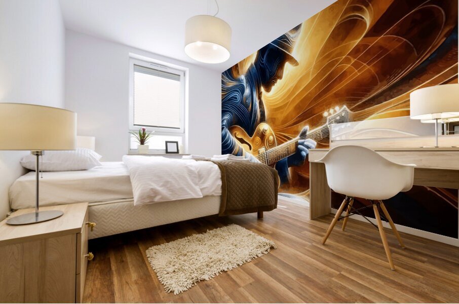 Digital Blues Mural print