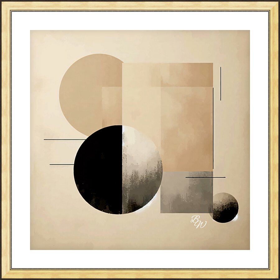 Balanced Forms Picture Frame print