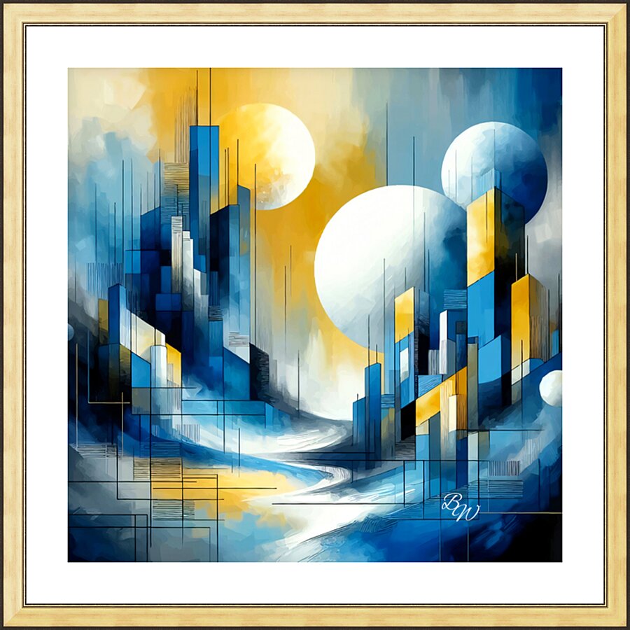 Celestial City Picture Frame print