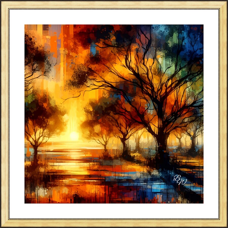 Sunset Grove Picture Frame print