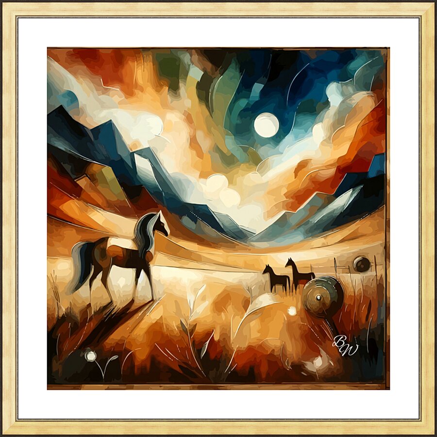 Valley Spirits Picture Frame print