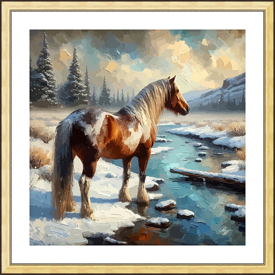Winter Watch Picture Frame print