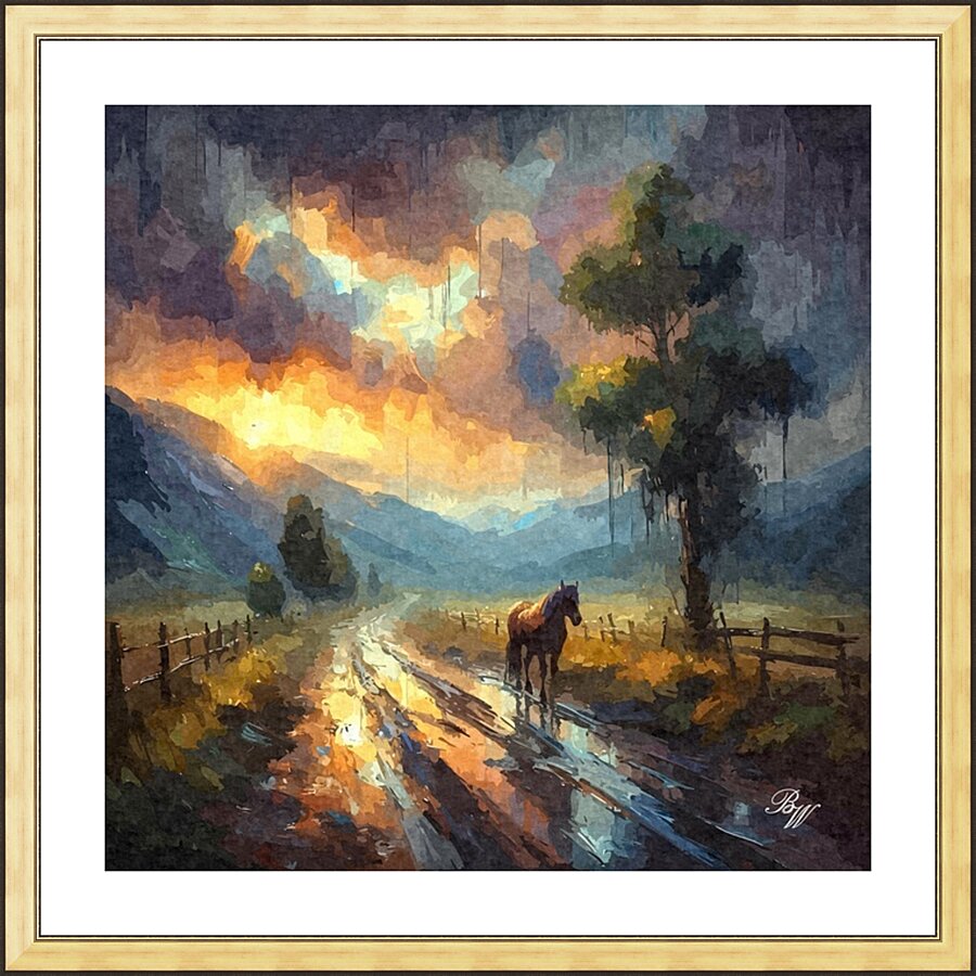 After the Storm Picture Frame print