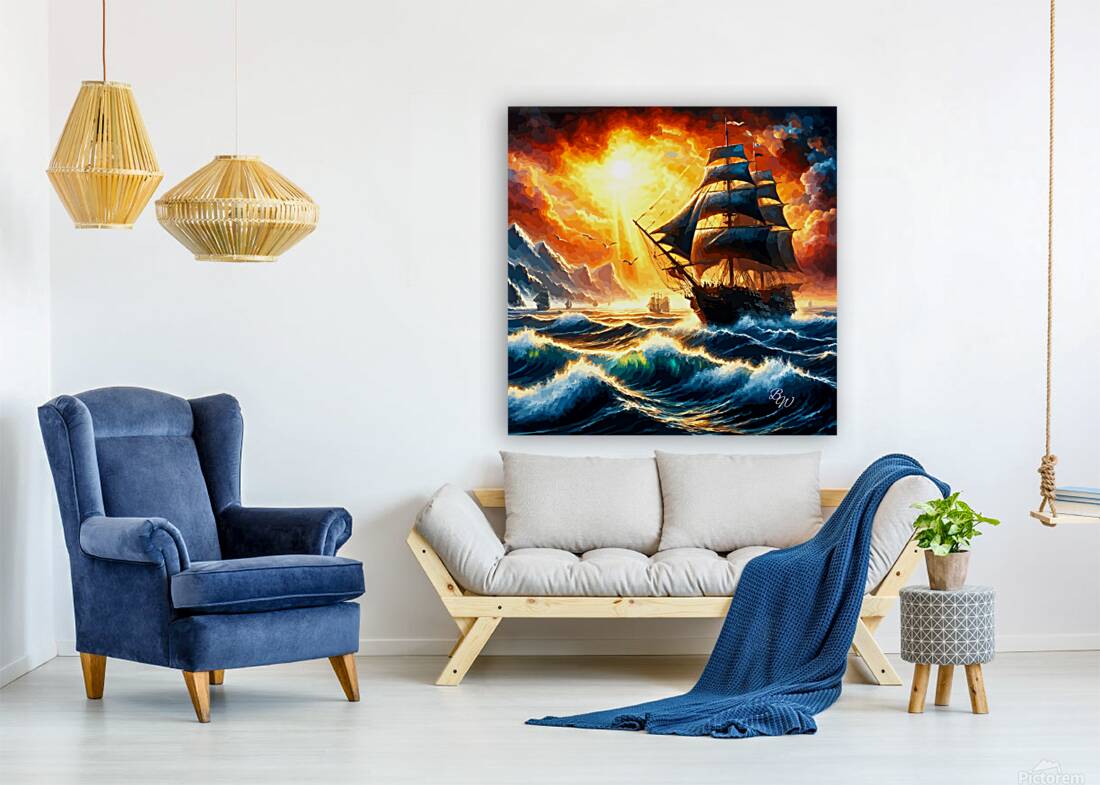  Fire at Sea Reproduction