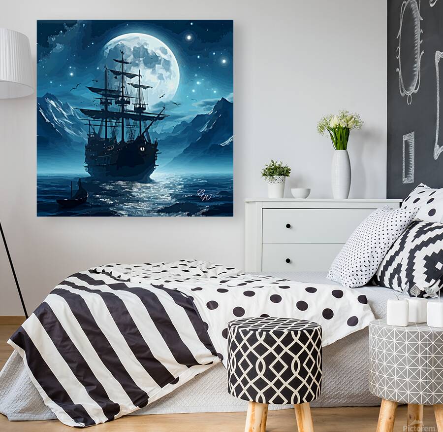 Moonlit Voyage Reproduction