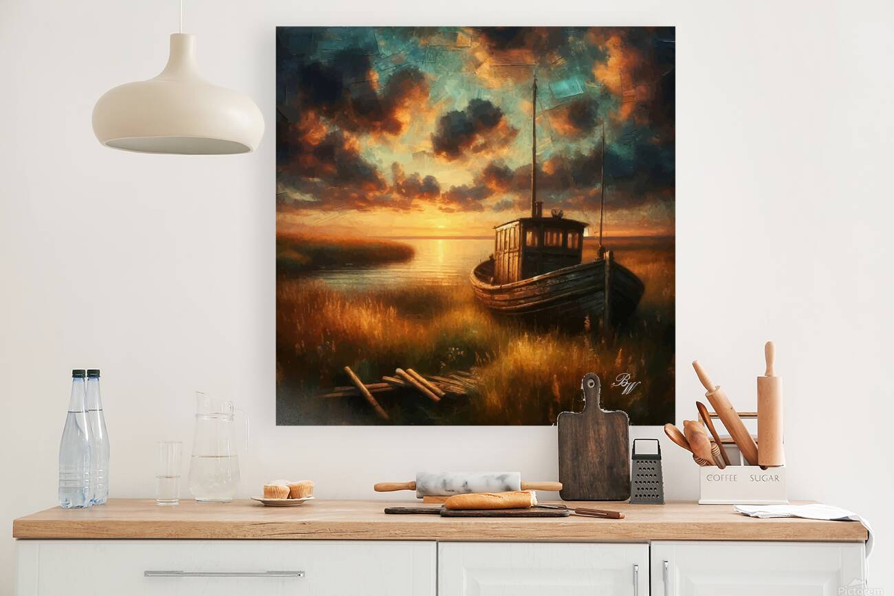Sunset Mooring  Reproduction