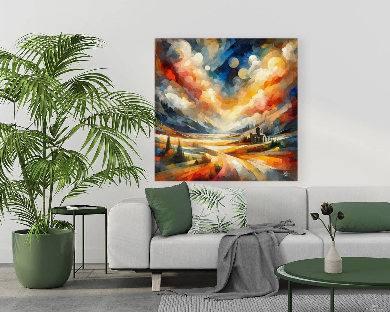 Abstract Countryside Reproduction