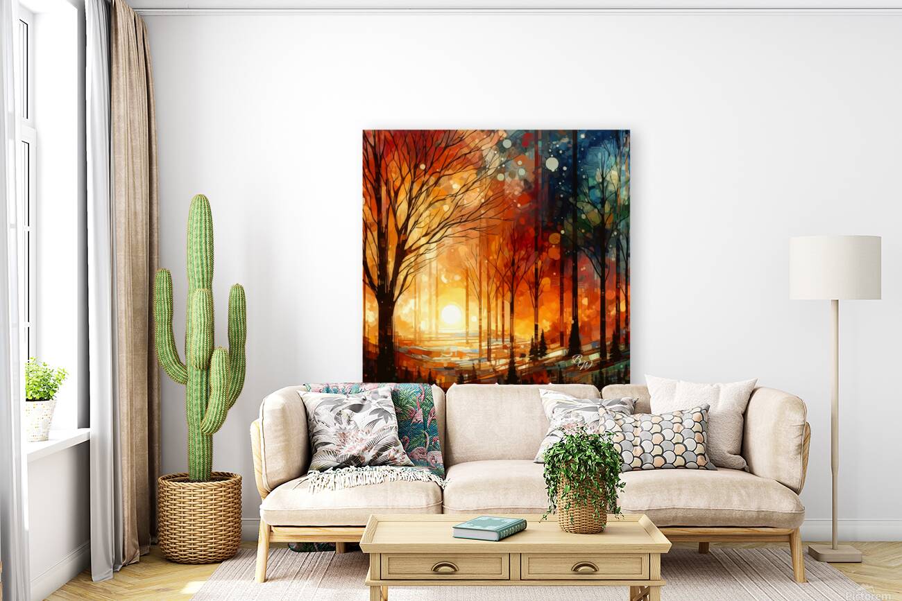 Autumn Sunset Reproduction