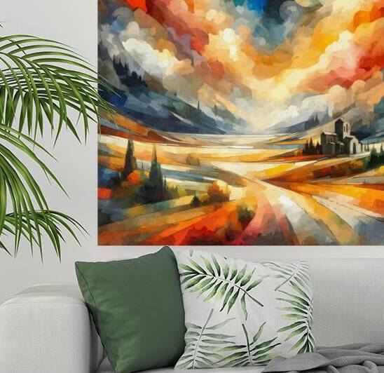 Abstract Countryside Reproduction
