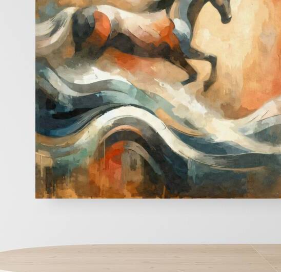 Abstract Horse 4 by Billy Wayne
