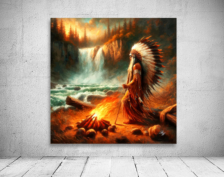 Fire by the Falls  Wall Preview