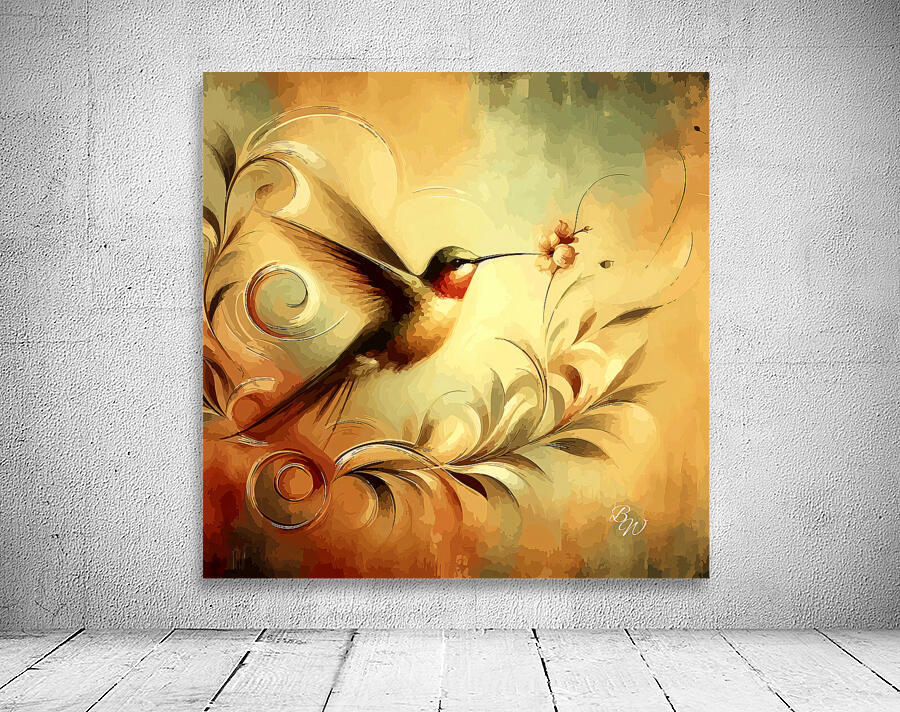 Floral Flight  Wall Preview