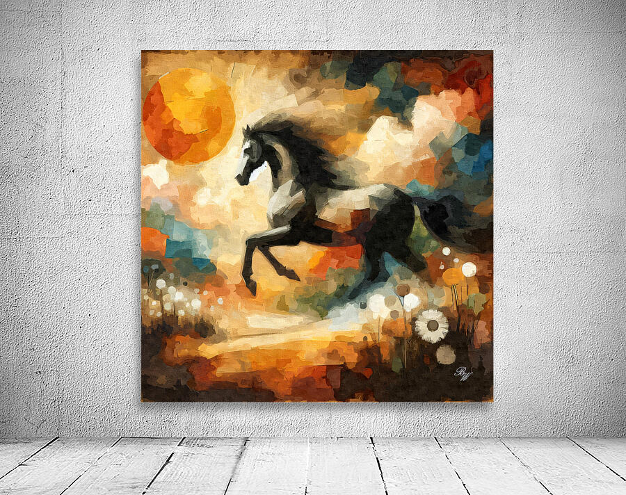 Abstract Horse 3 Wall Preview
