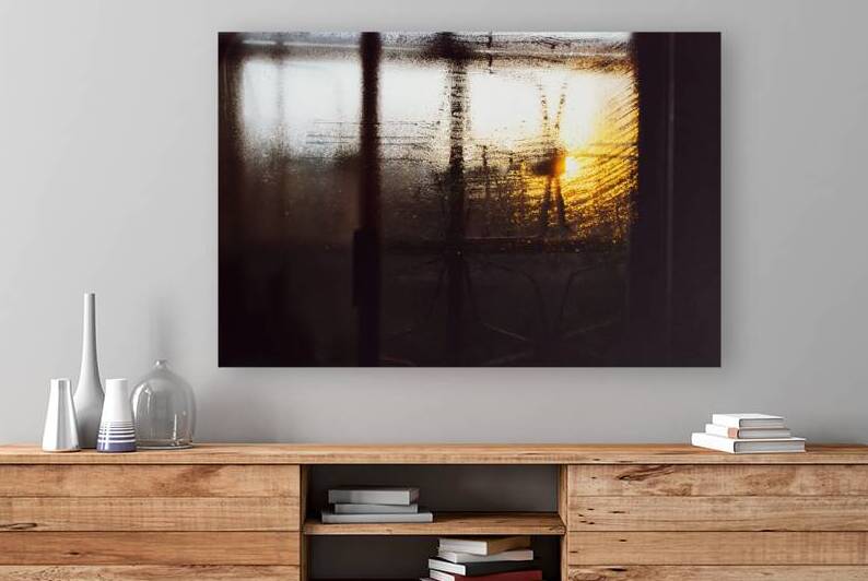 Window in Winter by Amine Drizi Prints