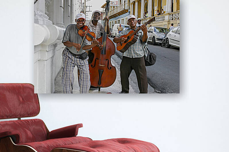 Cuban street musicians by Milton Cogheil