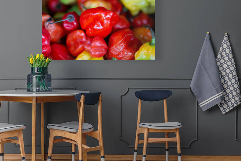 Scotch Bonnet Peppers by Milton Cogheil