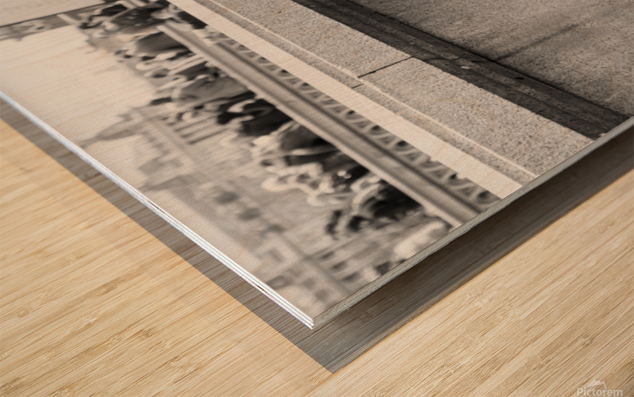 Hard Notes Wood print
