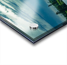 Cloudy Day on the Lake Impression Acrylique