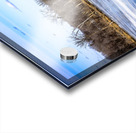 Ice Melt on the Red River Acrylic print