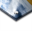 Hay Bales Under a Cloudy Sky Acrylic print