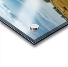 Hay Bales Under a Cloudy Sky Acrylic print