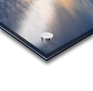 Sunset Over Winter Field Acrylic print