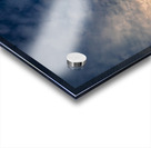 Sunset Over Winter Field Acrylic print