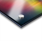 Rainbow Auroras Over The Red River Impression Acrylique