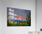 Red Wine Sunset Acrylic Print