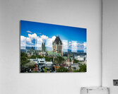Old Quebec City Skyline Acrylic Print