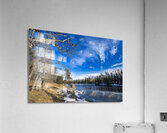 Pine Point Rapids Acrylic Print