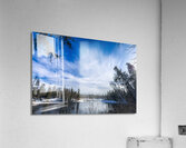 Pine Point Rapids Acrylic Print