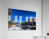 Pine Point Rapids Shelter Acrylic Print