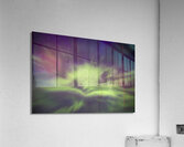 Green and Purple Aurora Burst Acrylic Print
