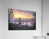 Foggy Sunrise on the Roseau River Acrylic Print