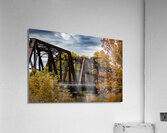 Emerson Train Bridge Acrylic Print