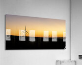 Wind Turbines at Sunset Acrylic Print