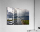 Stormclouds on the Highway Acrylic Print