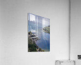 Boating on Waterton Lakes Acrylic Print