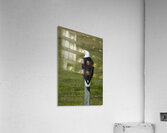 Eagle on a Fence Impression acrylique