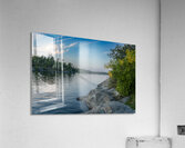 Rocky Shoreline Reflection Acrylic Print