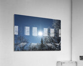 Winter Sunburst Acrylic Print