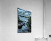 Tulabi Falls on a Rainy Day Acrylic Print