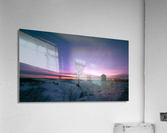 Lone Trees and Grain Bin Acrylic Print