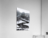 Spillway in Winterfog Acrylic Print