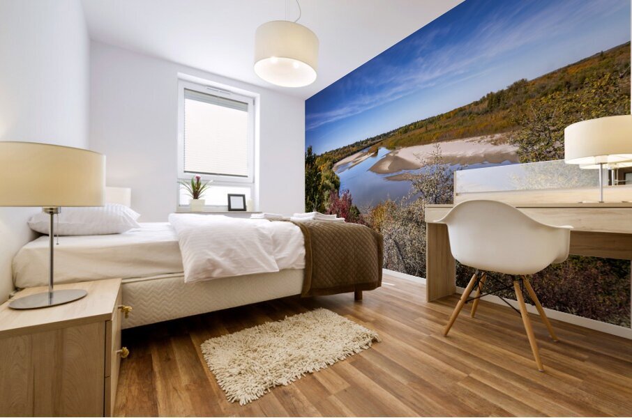 North Saskatchewan River Mural print