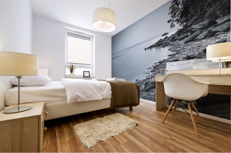 Heclas Coastline - Monochrome Impression murale