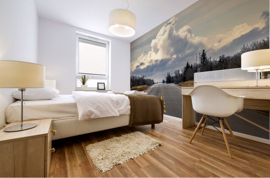 Highway to Cloud Mountain Mural print